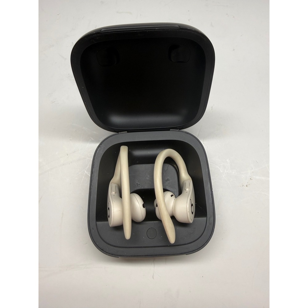 Beats Powerbeats Pro Wireless Earphones Ivory A2048 with Black Charging Case